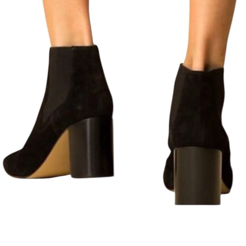 NWT Rag & bone Aslen Black suede Ankle Boots size 11‎